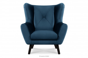 MIRO, https://konsimo.de/kollektion/miro/ Lounge Sessel Ohrenklappe navy blau marineblau - Foto