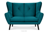 Elegantes Zweisitzer-Sofa Marine
