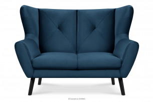 MIRO, https://konsimo.de/kollektion/miro/ Elegantes Zweisitzer-Sofa marineblau marineblau - Foto