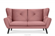 Elegantes Dreisitzer-Sofa in Rosa