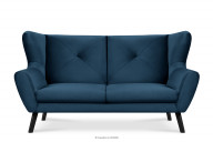 Elegantes Dreisitzer-Sofa in Marineblau