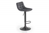 Gesteppter Hocker in Grau