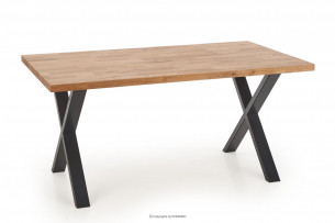KABO, https://konsimo.de/kollektion/kabo/ Einfacher Loft-Tisch für das Esszimmer eiche natur - Foto