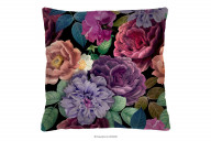 Dekoratives Kissen mit Blumen 40x40