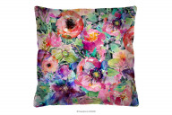 Buntes Blumenkissen