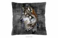 Kissen mit Wolf 40x40