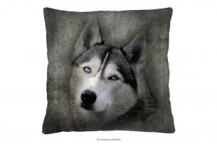 AMPE, https://konsimo.de/kollektion/ampe/ Dekokissen mit Wolf 40x40 *rosa/blau - Foto