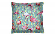 Blaues Flamingo-Kissen