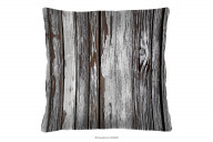 Dekoratives Kissen mit Holzmuster 40x40