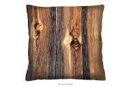 Kissen mit Holzmuster 40x40