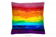 Buntes Regenbogen-Kissen 40x40