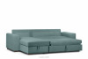 BRINAT Schlafsofa modern türkis links türkis - Foto 4