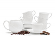 Espresso-Kaffeegeschirr für 6 Personen (13 tlg)