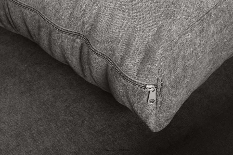 VISNA Ausziehbare Eckcouch für das Wohnzimmer mit Stauraum für Bettwäsche - Grau (links) grau - Foto 8