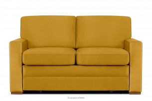 EMBER, https://konsimo.de/kollektion/ember/ Sofa klappbar mit bequemer hoher Rückenlehne gelb gelb - Foto