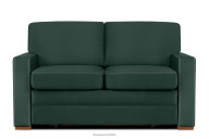 Sofa klappbar mit bequemer hoher Rückenlehne grün