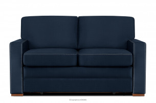 EMBER, https://konsimo.de/kollektion/ember/ Sofa  klappbar mit bequemer hoher Rückenlehne navy blau marineblau - Foto