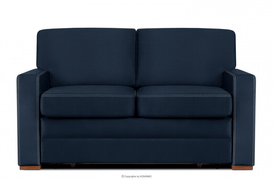 EMBER Sofa  klappbar mit bequemer hoher Rückenlehne navy blau marineblau - Foto 0