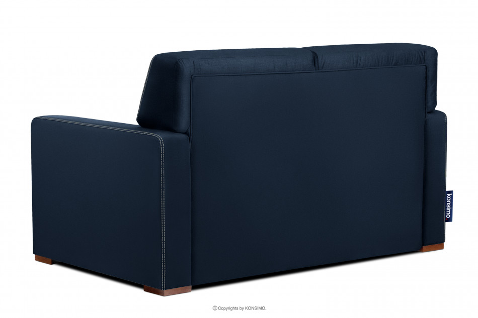 EMBER Sofa  klappbar mit bequemer hoher Rückenlehne navy blau marineblau - Foto 3