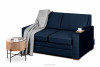 EMBER Sofa  klappbar mit bequemer hoher Rückenlehne navy blau marineblau - Foto 10