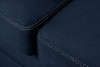 EMBER Sofa  klappbar mit bequemer hoher Rückenlehne navy blau marineblau - Foto 9