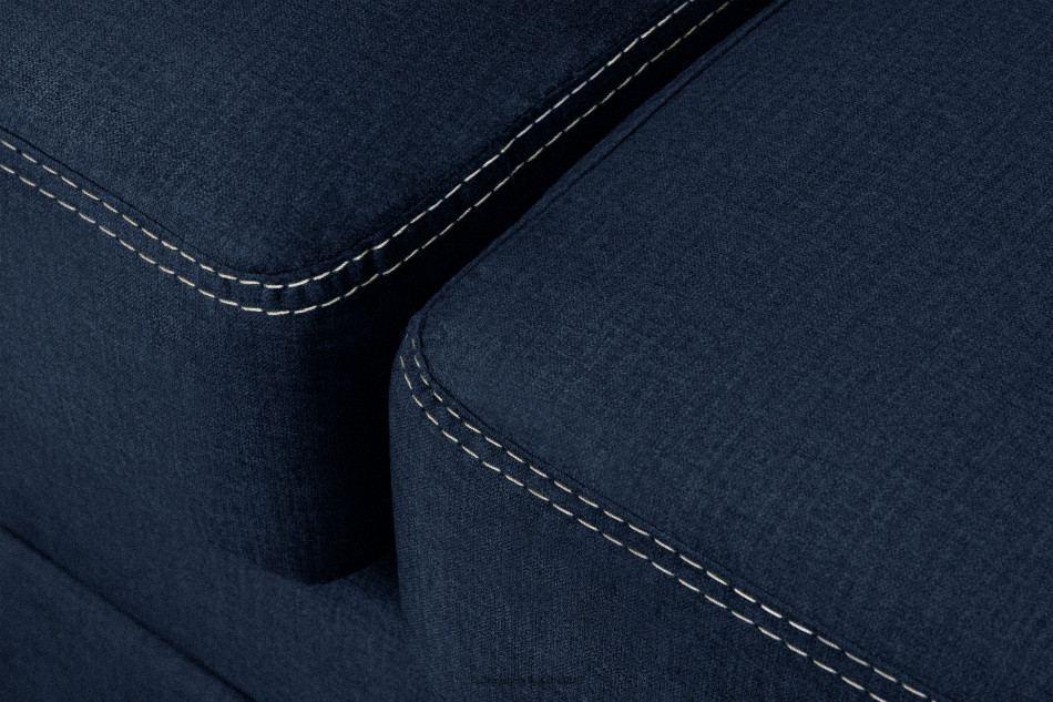 EMBER Sofa  klappbar mit bequemer hoher Rückenlehne navy blau marineblau - Foto 8