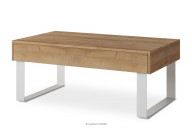 Couchtisch mit Schublade Eiche gold