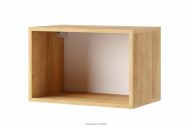 Kleines Wandregal goldene Eiche 50 cm