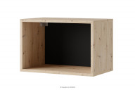 Kleines Wandregal goldene Eiche 50 cm