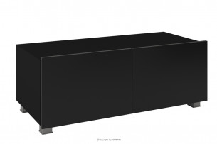 PAVO, https://konsimo.de/kollektion/pavo/ TV-Schrank für TV schwarz glänzend 100cm schwarz glänzend/mattschwarz - Foto