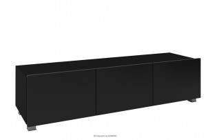 PAVO, https://konsimo.de/kollektion/pavo/ TV Schrank für TV 150cm schwarz glänzend schwarz glänzend/mattschwarz - Foto