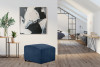 CARO Marineblauer Moderner Sessel mit Armlehne marineblau - Foto 6