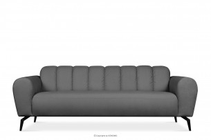 RUBERO, https://konsimo.de/kollektion/rubero/ Dreisitziges Sofa modern auf Beinen hellgrau hellgrau - Foto