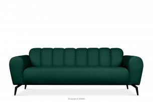 RUBERO, https://konsimo.de/kollektion/rubero/ Dreisitziges Sofa modern auf Beinen dunkelgrün dunkelgrün - Foto