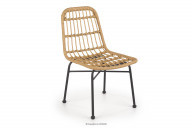 Einfacher Rattanstuhl für das Esszimmer
