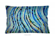 Oblong kissen mosaik
