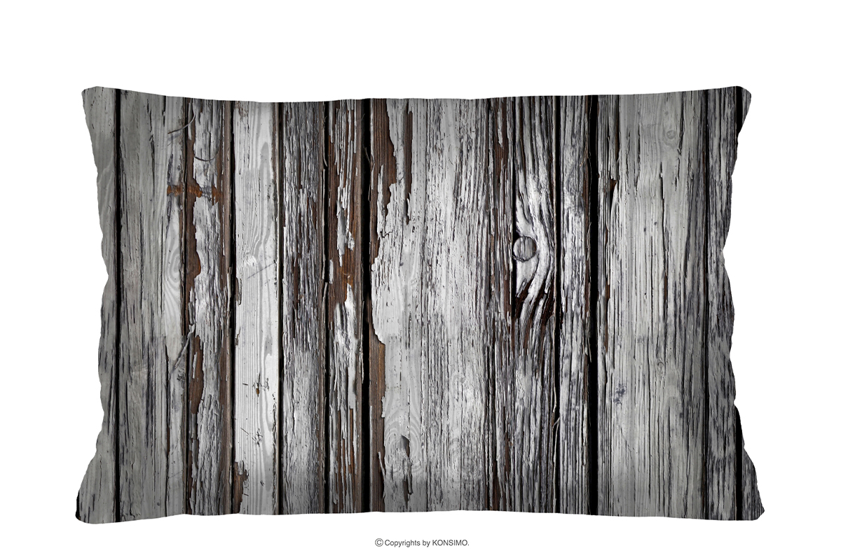 Holzmuster-Kissen 60x40