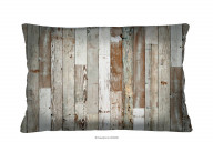 Zierkissen mit Holzmuster 60x40