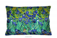 Kissen mit gemaltem Schwertlilienmotiv 60x40 Vincent van Gogh