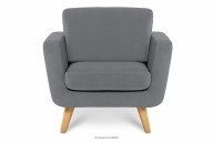 Grauer skandinavischer Sessel