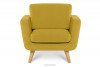 TAGIO Gelber skandinavischer Sessel gelb - Foto 1
