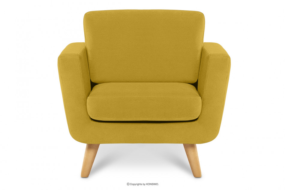 TAGIO Gelber skandinavischer Sessel gelb - Foto 0