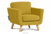 TAGIO Gelber skandinavischer Sessel gelb - Foto 3