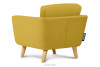 TAGIO Gelber skandinavischer Sessel gelb - Foto 4