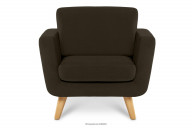 Brauner skandinavischer Sessel