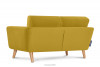 TAGIO Gelbes skandinavisches 2-Sitzer-Sofa gelb - Foto 4