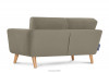 TAGIO Beiges skandinavisches 2-Sitzer-Sofa beige - Foto 4