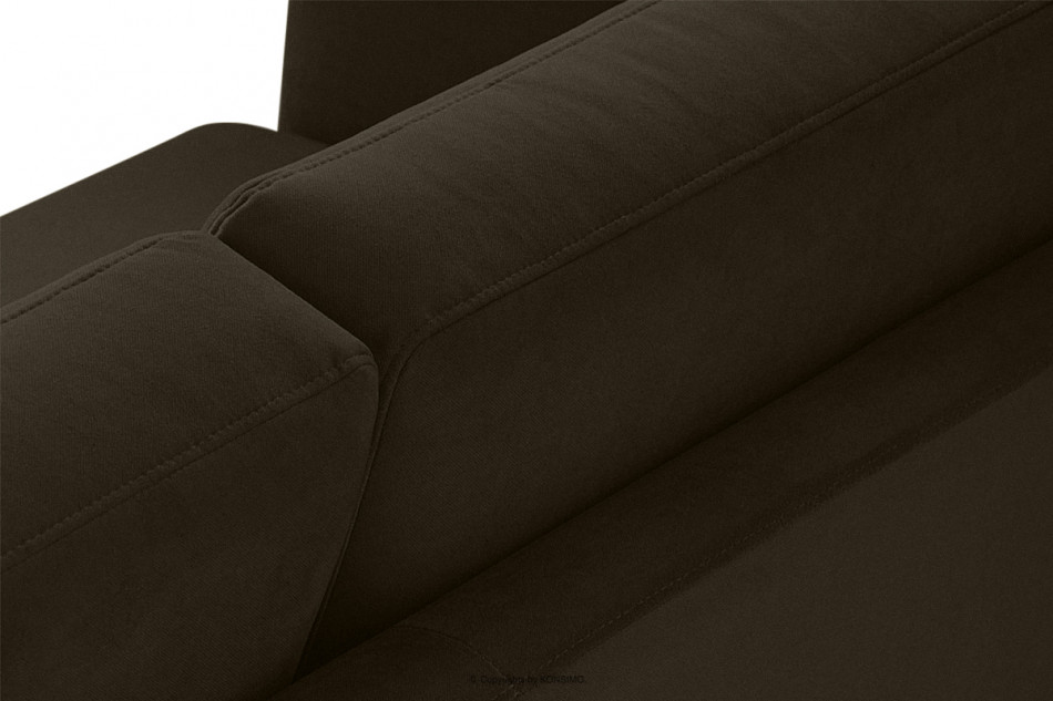TAGIO Braunes skandinavisches 2-Sitzer-Sofa braun - Foto 5