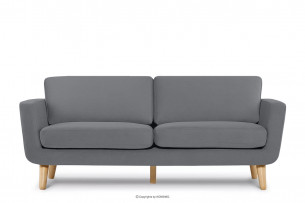 TAGIO, https://konsimo.de/kollektion/tagio/ Skandinavisches 3-Sitzer-Sofa in Grau grau - Foto