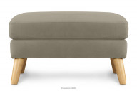 Beiger skandinavischer Sitzhocker